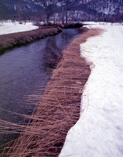 雪解けの沼尻川