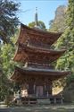 Three-story pagoda of Oyama-ji temple